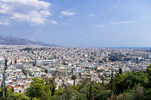 View to the city of Athens, Greece © kokixx