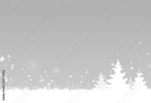 Winterwald Schnee grau