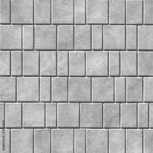 Wallpaper Mural Grey stone brick wall texture and background seamless Torontodigital.ca