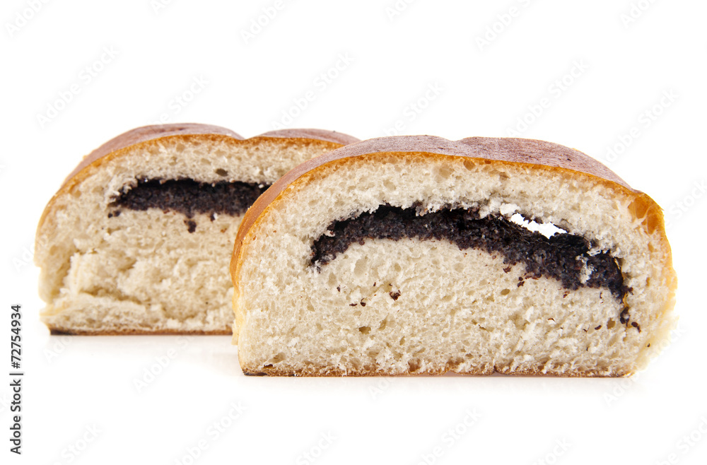 roll with poppy seeds