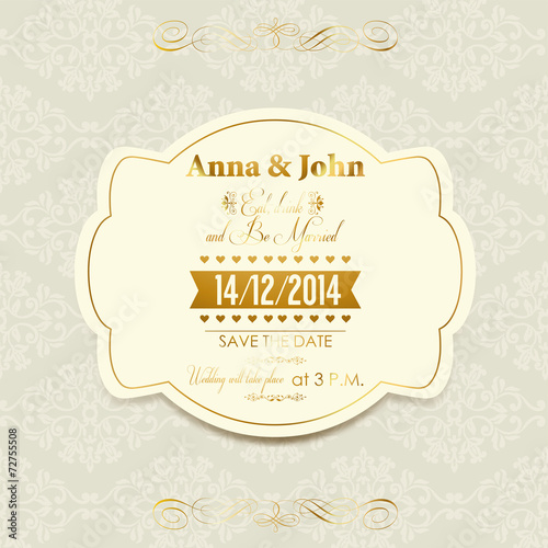 Wedding invitation