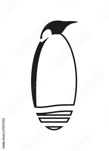 stilisierter Pinguin