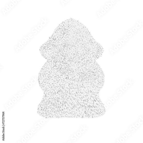 Sheep skin vector