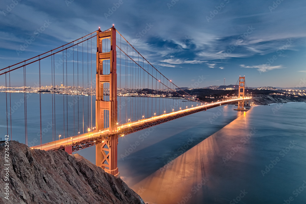 Golden Gate Bridge in San Fracisco City Golden Gate Bridge in San Fracisco City