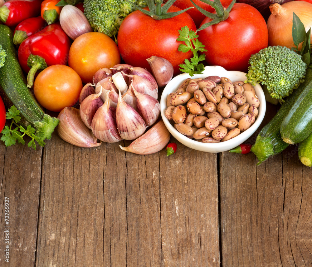 Pinto beans and vegetables Pinto beans and vegetables