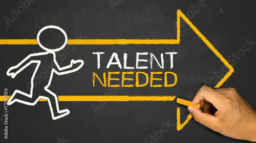 Obraz na plátně talent needed concept