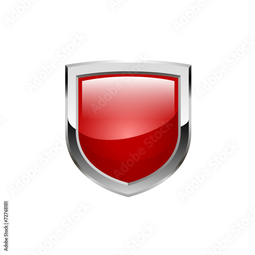 Red shield. Vector. Free Download Red shield. Vector. - GFXLoad