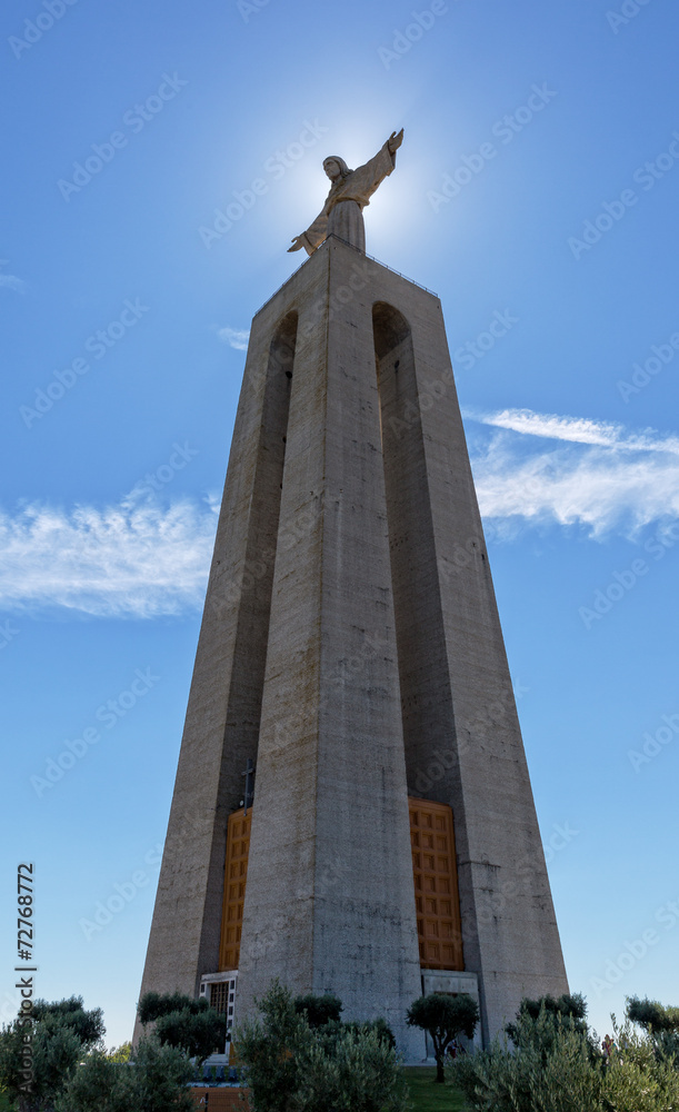 Jesus Christ Monument Cristo-Rei Lisboa in Lisbon