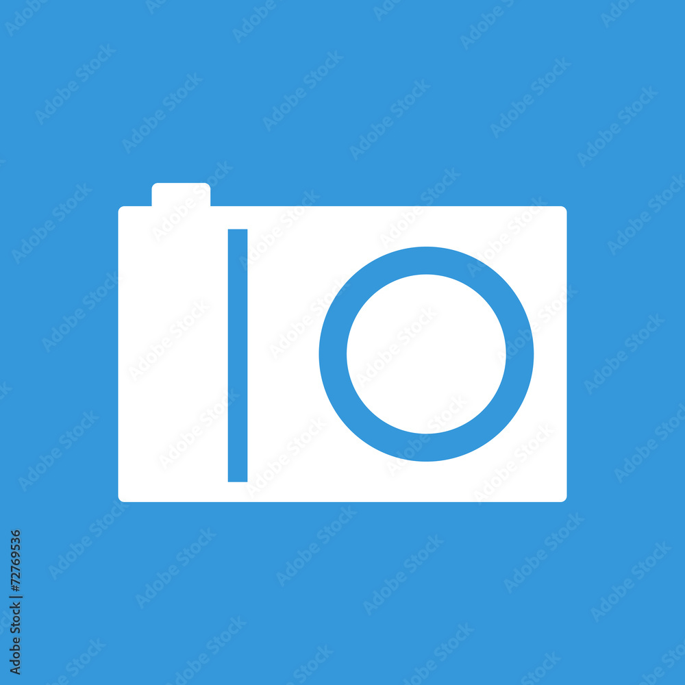 Digital camera flat icon Digital camera flat icon