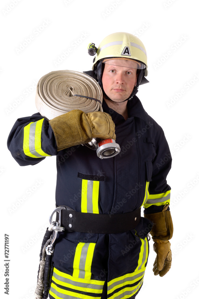 Naklejka premium Feuerwehrmann