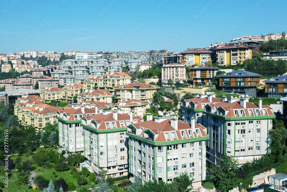 Buildings and skyline of Istanbul