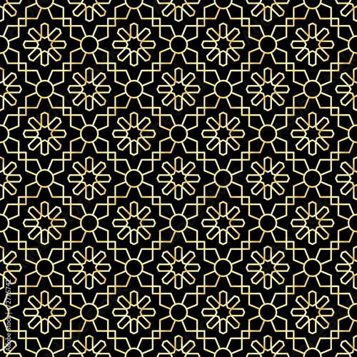Polygonal Elegant Motifs (Gold)