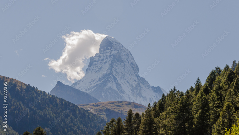 Zermatt, Bergdorf, Walliser Berge, Berggipfel, Furi, Schweiz Zermatt, Bergdorf, Walliser Berge, Berggipfel, Furi, Schweiz
