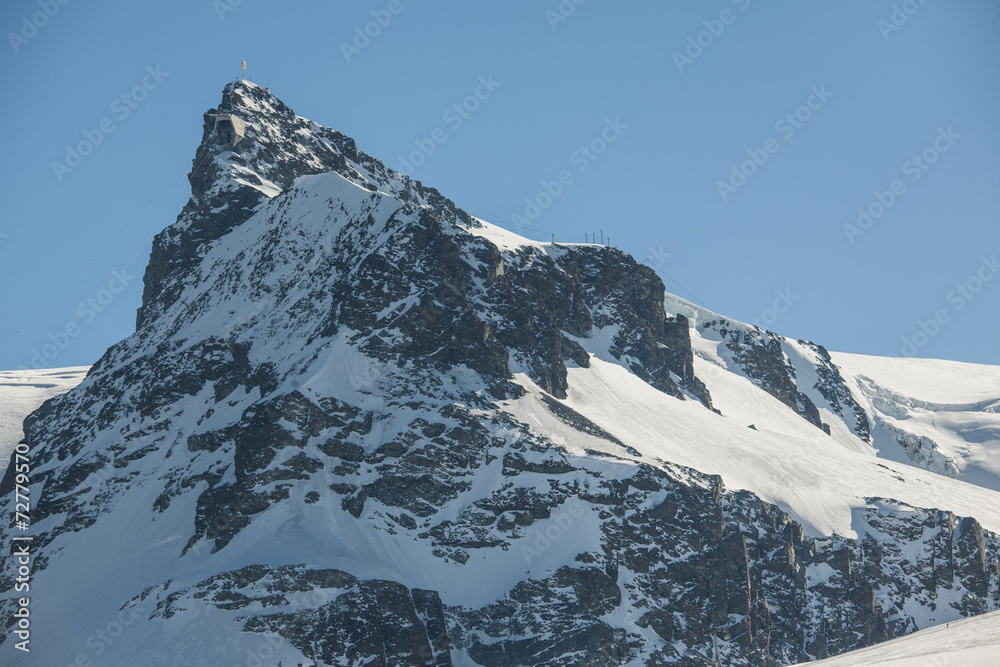 Kleines Matterhorn, ob Zermatt, Wallis, Schweiz