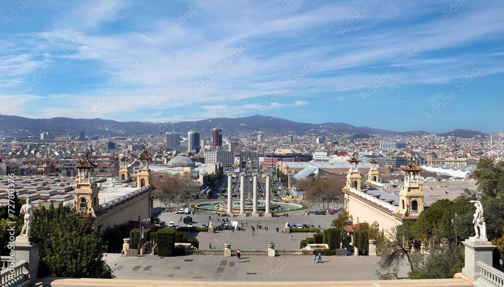 Montjuic is a hill in Barcelona, Catalonia, Spain.