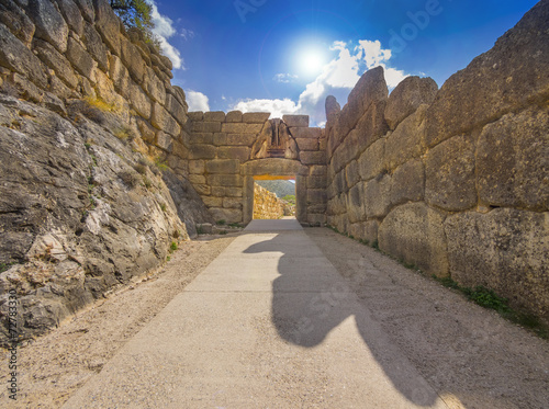 Lion Gate at Mycenae, Greece