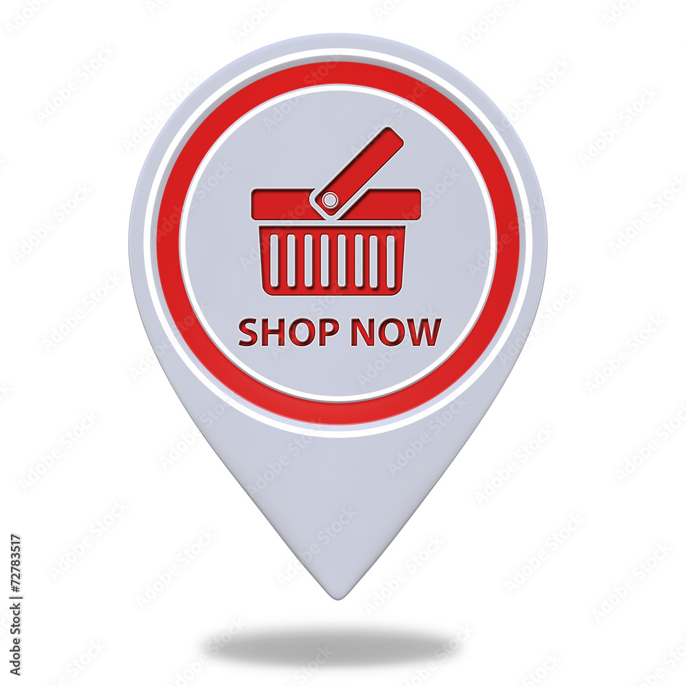 Buy now pointer icon on white background Buy now pointer icon on white background