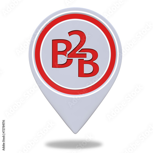 Free Download B2B pointer icon on white background - GFXLoad