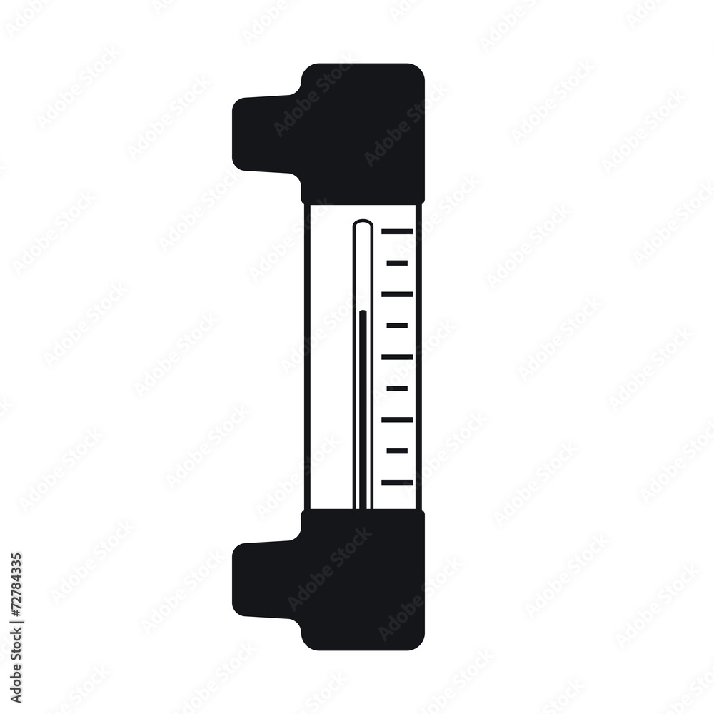 Thermometer Icon, Vector Illustration Thermometer Icon, Vector Illustration