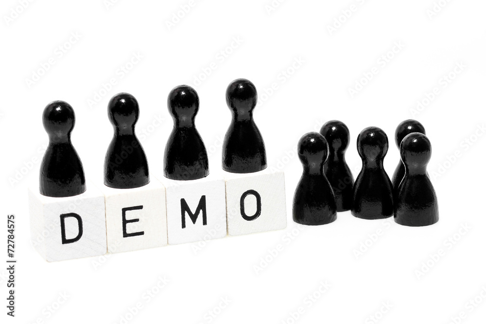 Demonstration StockFoto Adobe Stock