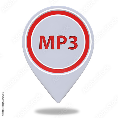 Free Download MP3 pointer icon on white background - GFXLoad