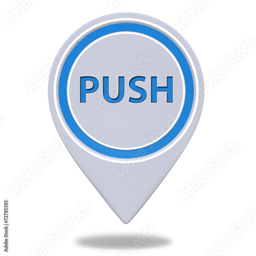 push pointer icon on white background Free Download push pointer icon on white background - GFXLoad