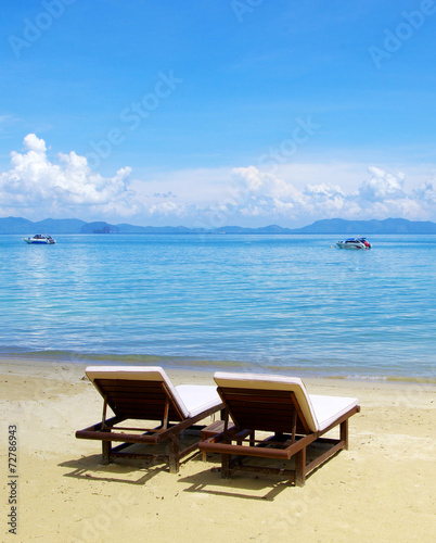 beach and tropical sea