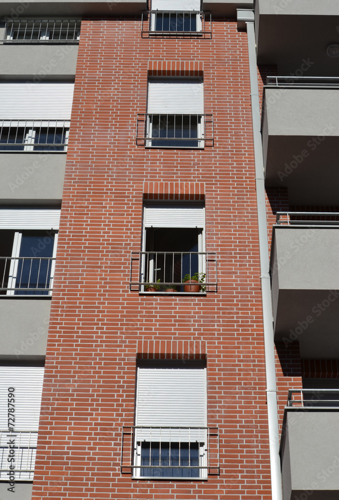Fototapeta premium facade terrace