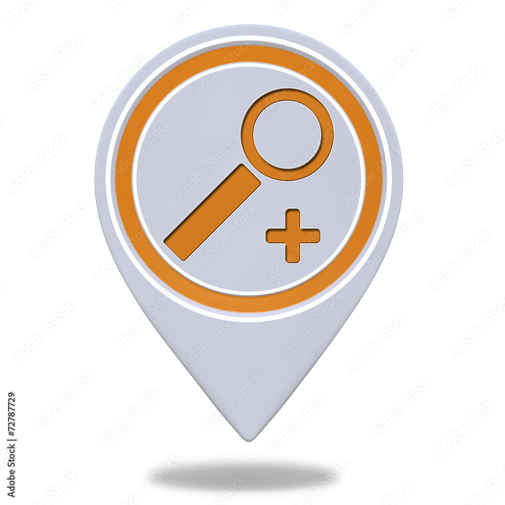 search pointer icon on white background search pointer icon on white background
