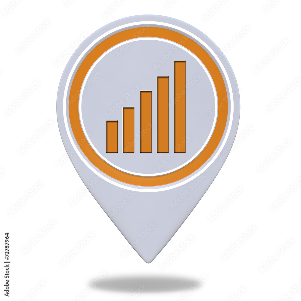 signal pointer icon on white background signal pointer icon on white background