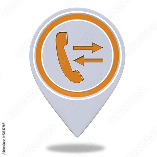 Free Download calls pointer icon on white background - GFXLoad