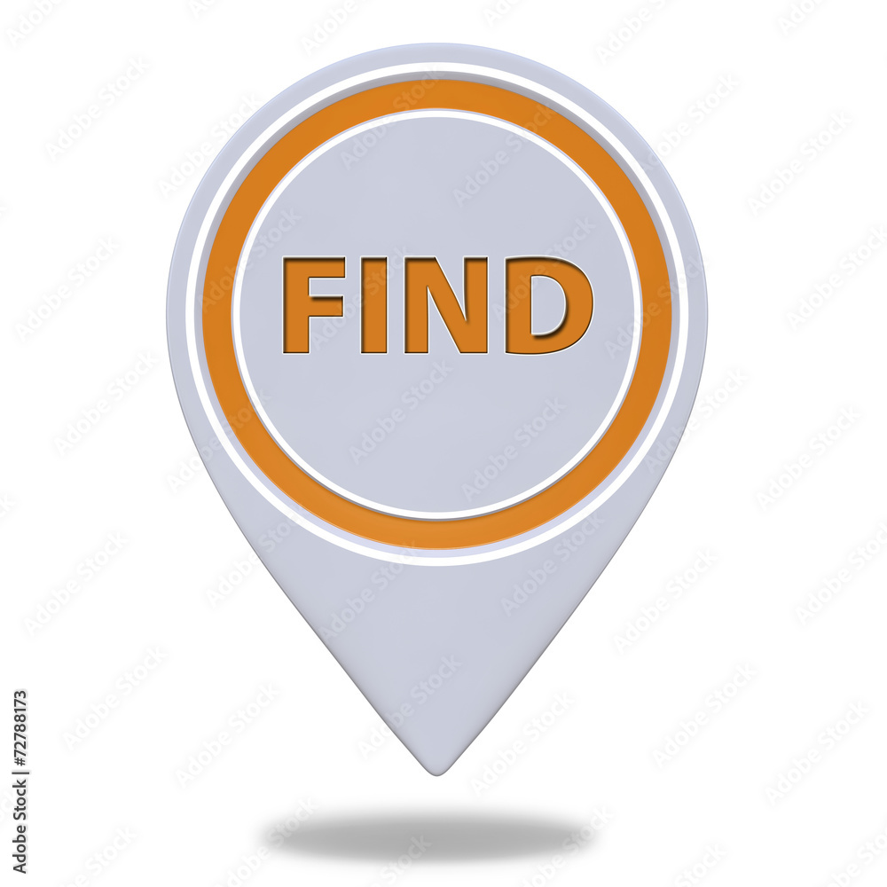 find pointer icon on white background find pointer icon on white background