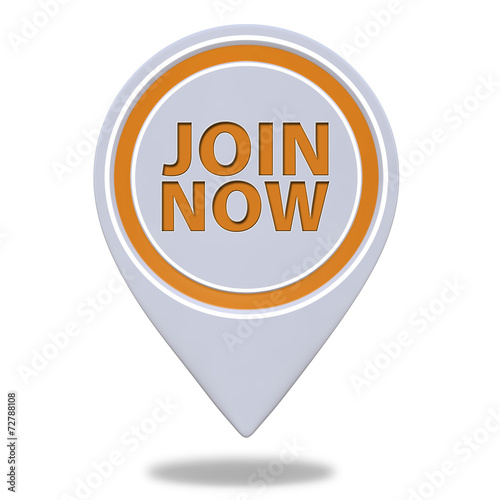 Free Download Join now pointer icon on white background - GFXLoad