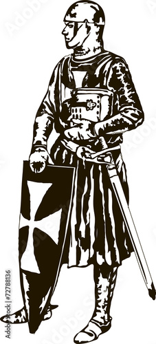 Medieval Knight  Vector