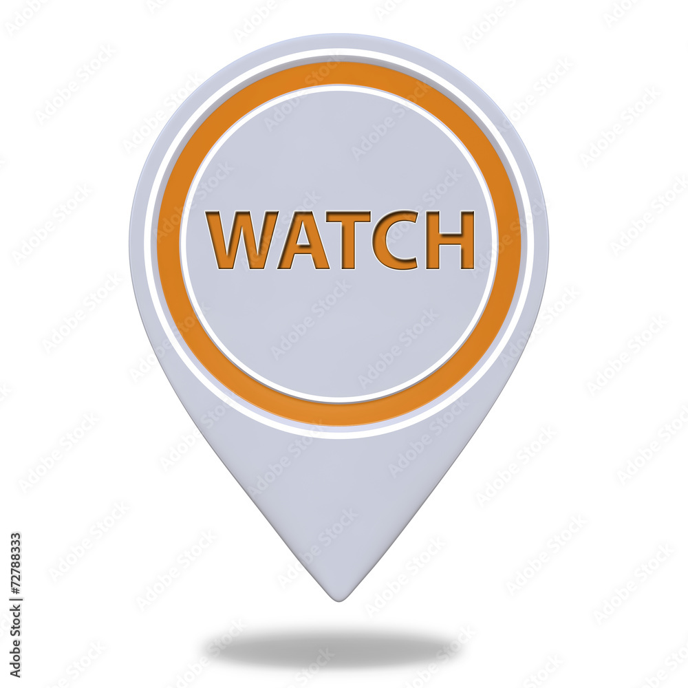watch pointer icon on white background watch pointer icon on white background