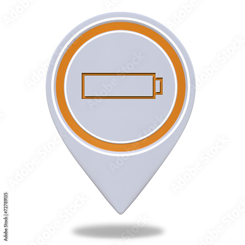 battery pointer icon on white background Free Download battery pointer icon on white background - GFXLoad