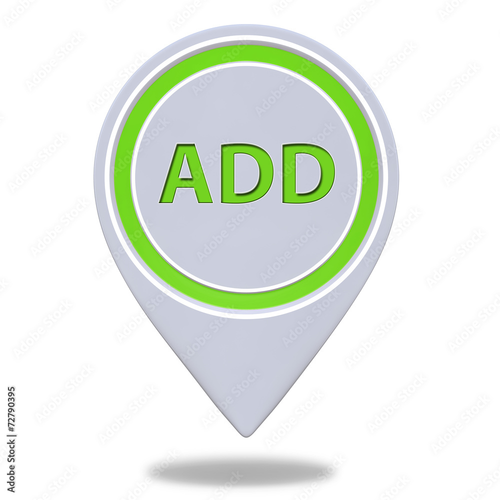 add pointer icon on white background add pointer icon on white background