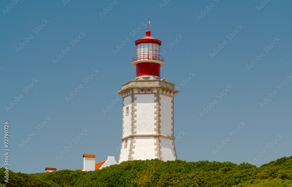 The lighthouse at Cape Espichel, Setubal, Portugal