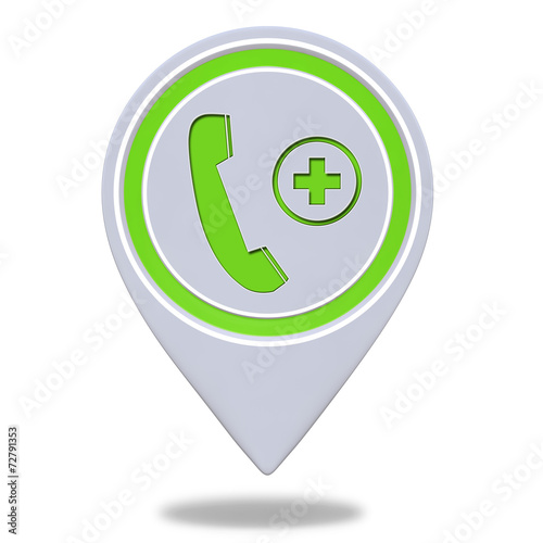 Free Download Emergency pointer icon on white background - GFXLoad