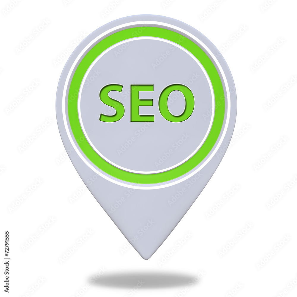 Seo pointer icon on white background Seo pointer icon on white background