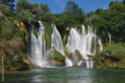 waterfall in kravica croatia 