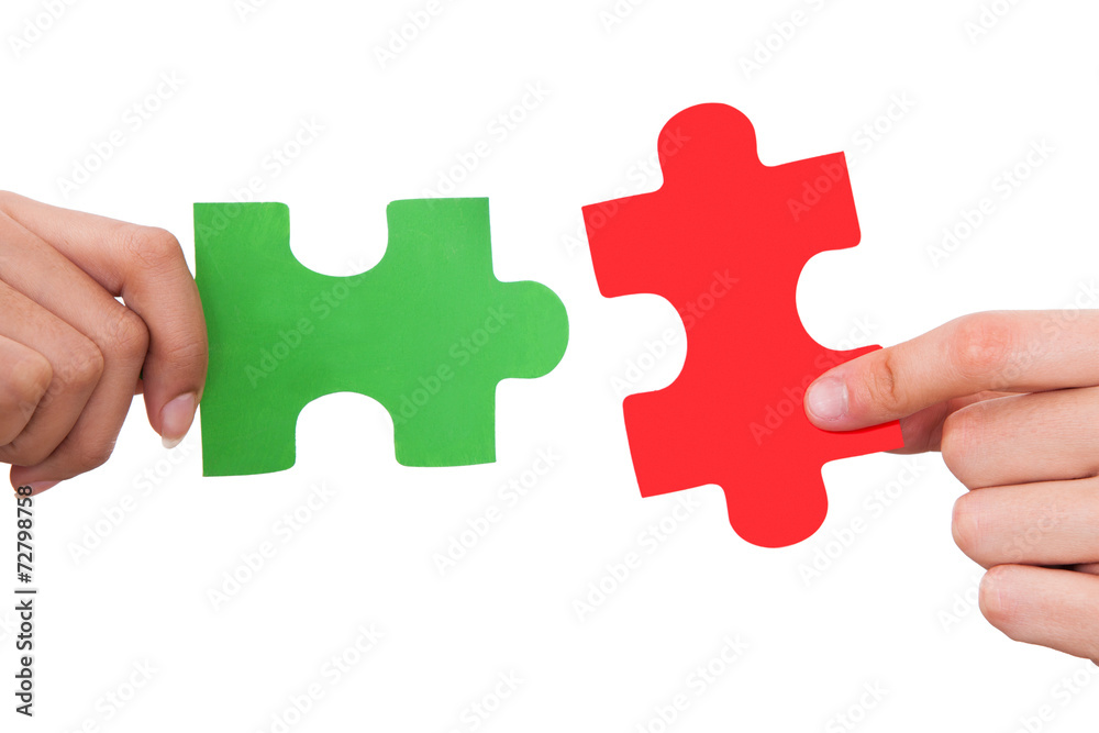 Hands Joining Jigsaw Puzzle Pieces Hands Joining Jigsaw Puzzle Pieces