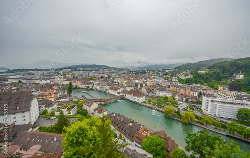 Lucerne city and lake, Switzerland