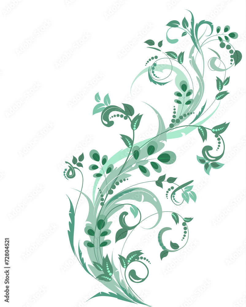 floral ornament for your design