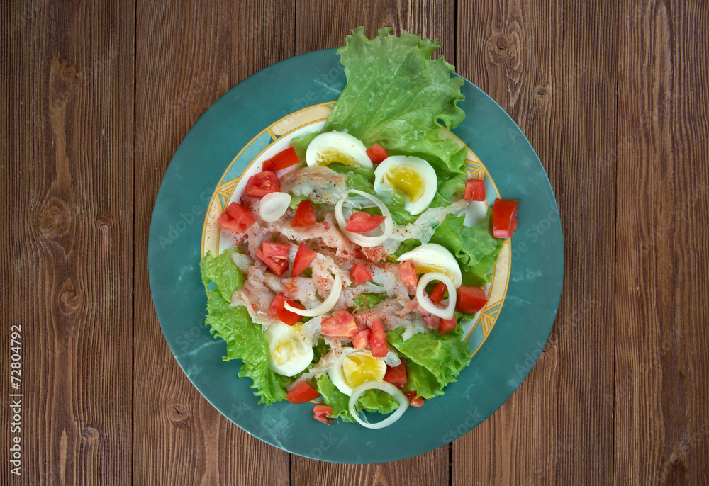 Ensalada de bacalao