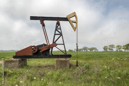 oil well in Bulgaria photo