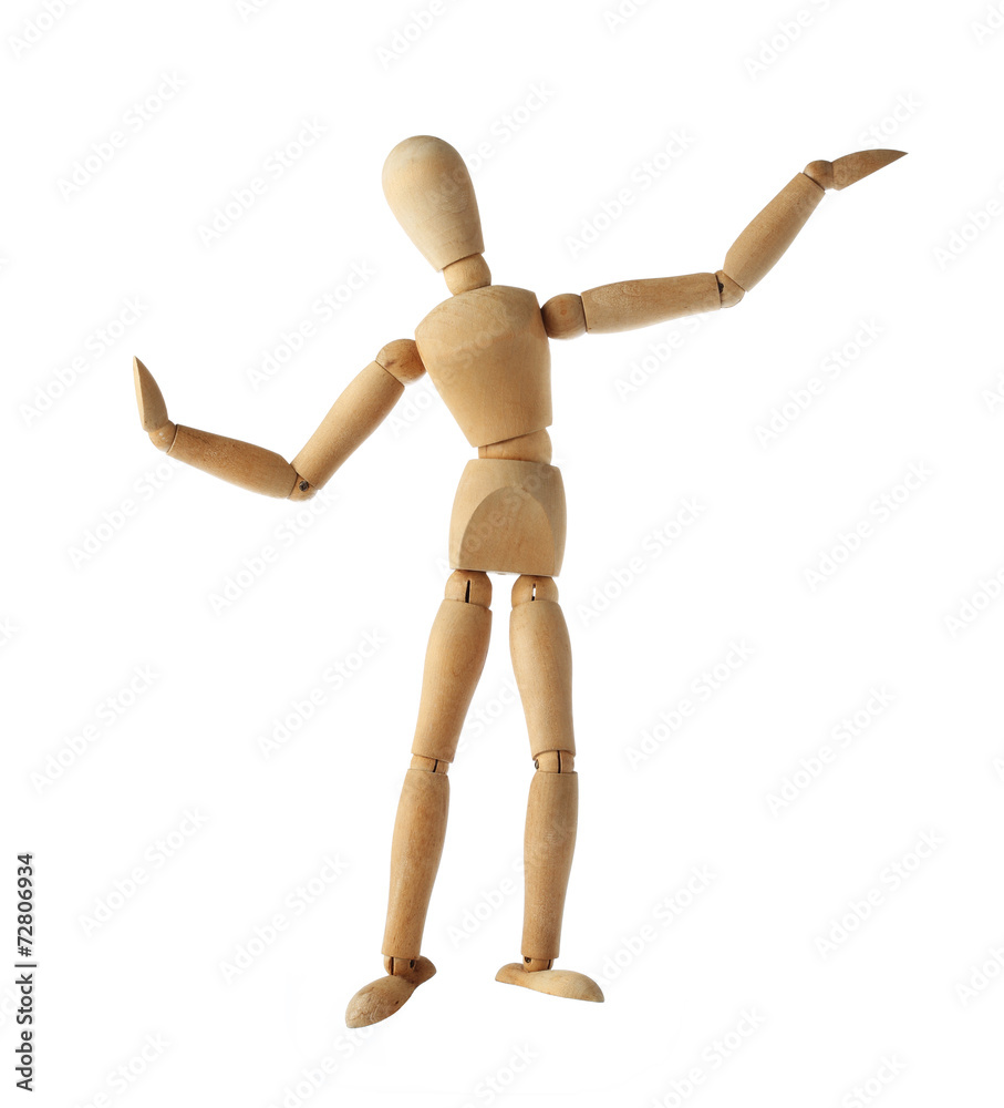 mannequin old wooden dummy dancing thai style isolated on mannequin old wooden dummy dancing thai style isolated on