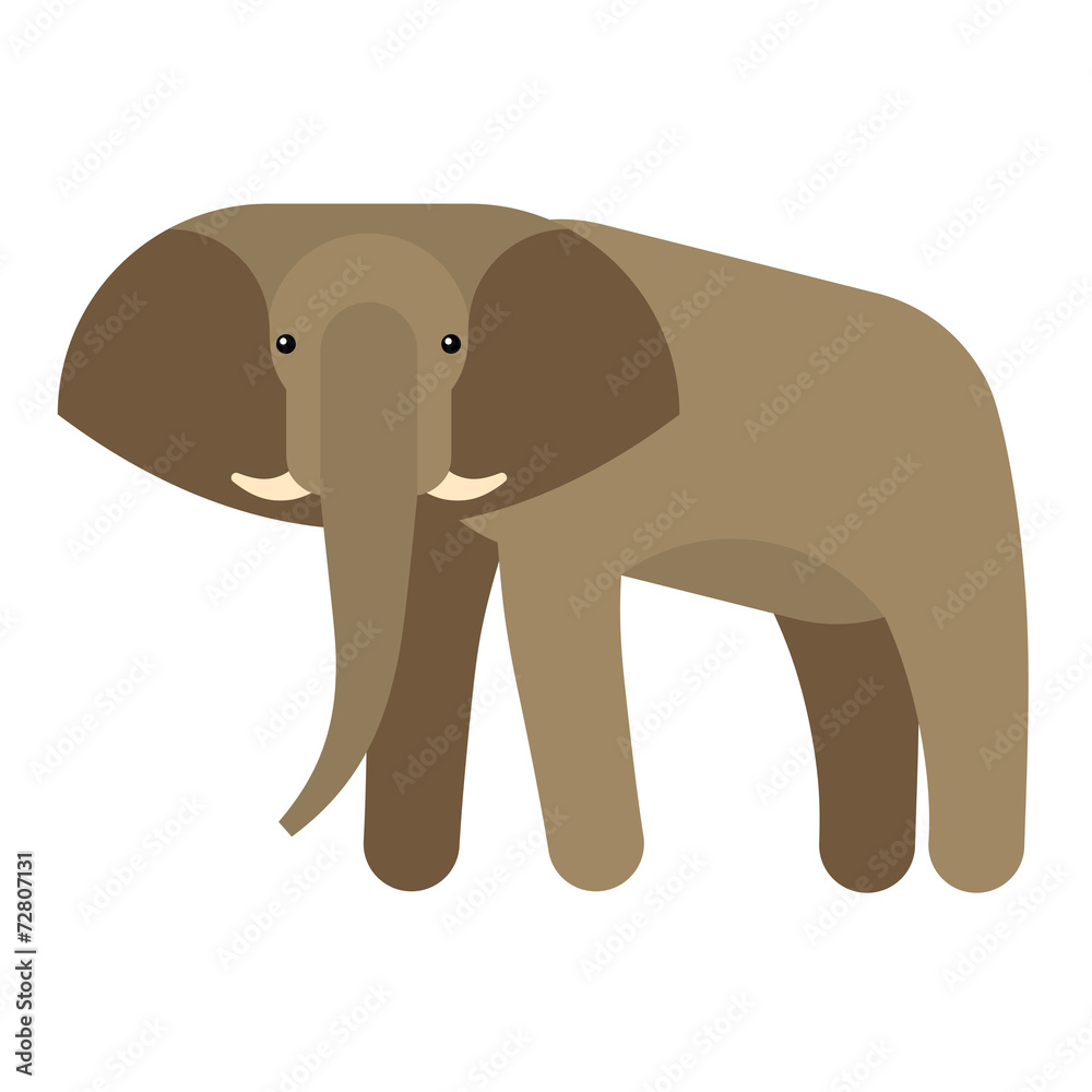 Obraz premium elephant vector illustration