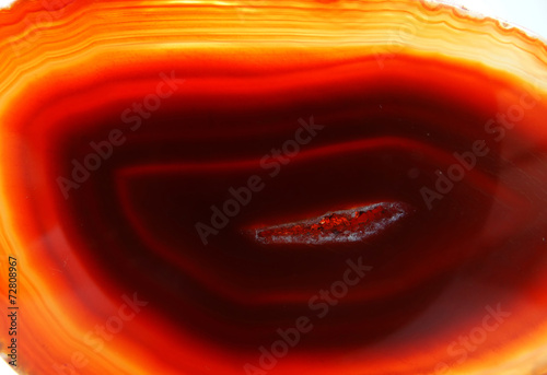 Obraz na płótnie red agate geode geological crystals w salonie