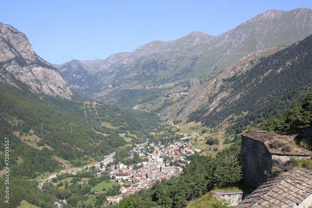 Chisone Valley from Fenestrelle Fort (Piemonte, Italy)